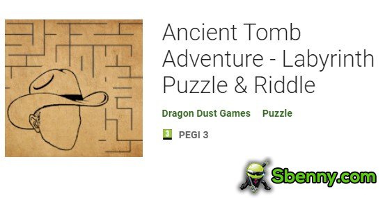 quebra-cabeça e enigma do labirinto de aventura de tumba antiga