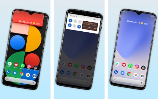 Gameplay screenshot from android 11 for klwp for Android