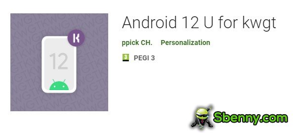 android 12 u ffor kwgt