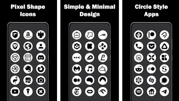 Gameplay screenshot from android 12 white icon pack for Android