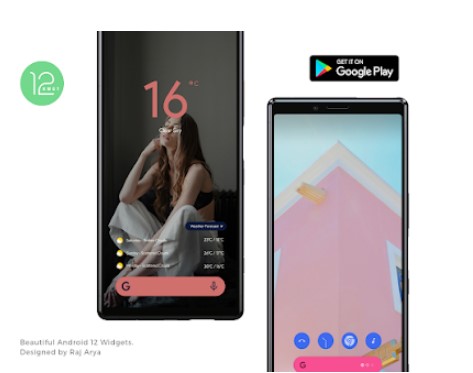 pacchetto widget Android 12 per kwgt MOD APK Android