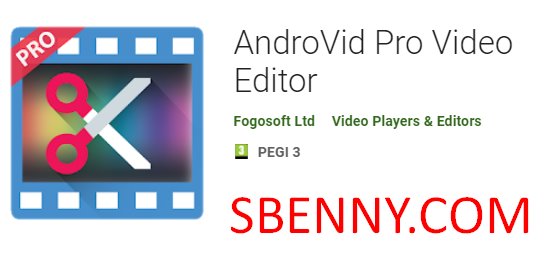 androvid editor video professionale