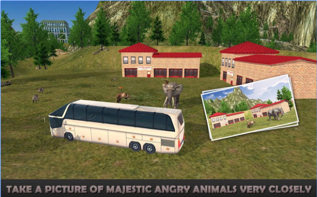 Gameplay screenshot from angry animals zoo park sim 17 for Android