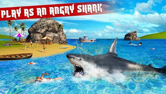 Gameplay screenshot from angry shark 2016 for Android