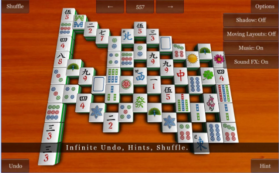 Gameplay screenshot from anhui mahjong solitaire saga for Android