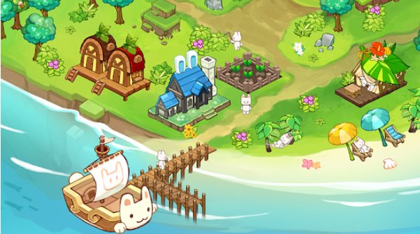 Gameplay screenshot from animal camp healing resort for Android