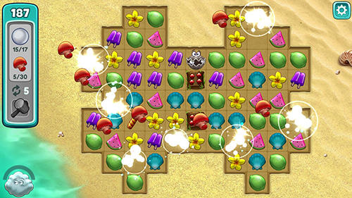 Gameplay screenshot from animal cove solve puzzles and customize your island for Android