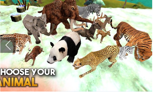 Gameplay screenshot from animal sim online big cats 3d for Android