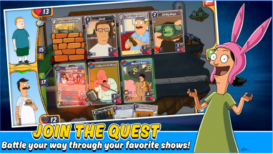 Gameplay screenshot from animation throwdown tqfc for Android
