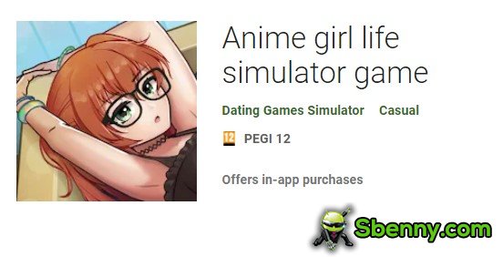 juego de simulador de vida de chica anime