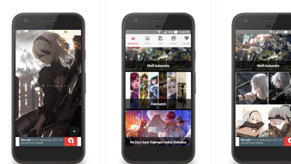 Gameplay screenshot from anime illust free for Android