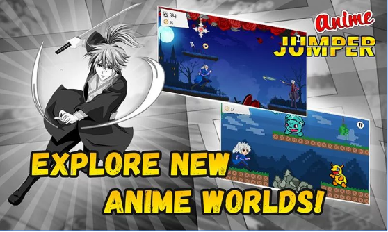 Gameplay screenshot from anime jumper for Android