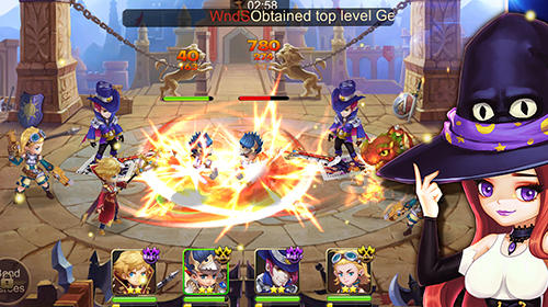 Gameplay screenshot from anime saga for Android