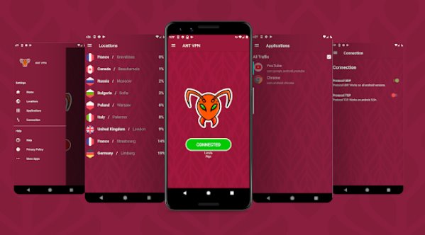 ant vpn free and fast proxy vpn service MOD APK Android