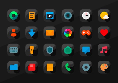 Anubis Black Icon Pack MOD APK Android