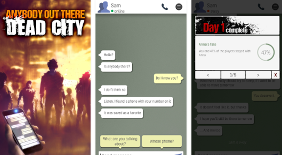 Gameplay screenshot from anybody out There dead city for Android