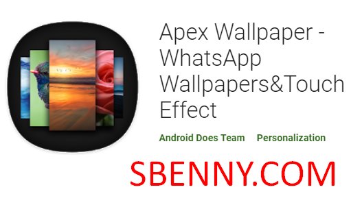 Apex-Tapete WhatsApp wallpapersandtouch-Effekt
