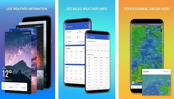 Gameplay screenshot from apex weather for Android
