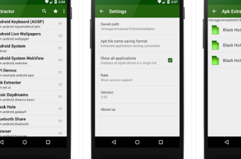Gameplay screenshot from apk extractor for Android