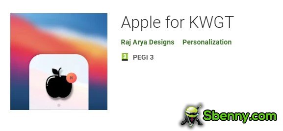 apple for kwgt