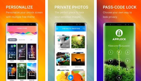 Gameplay screenshot from applock fingerprint pro for Android