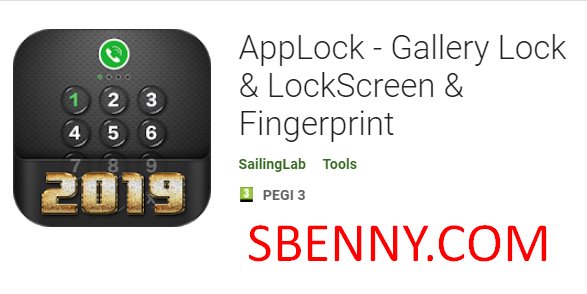 Galería de bloqueo de applock y pantalla de bloqueo y huella digital
