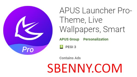 apus launcher pro Theme Live-Wallpaper smart
