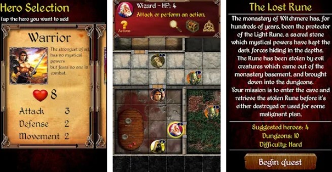 Gameplay screenshot from arcane quest for Android