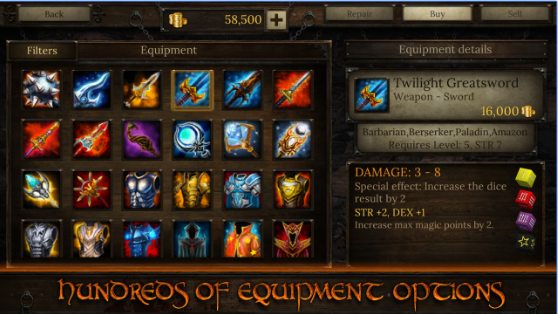 Gameplay screenshot from arcane quest 3 for Android