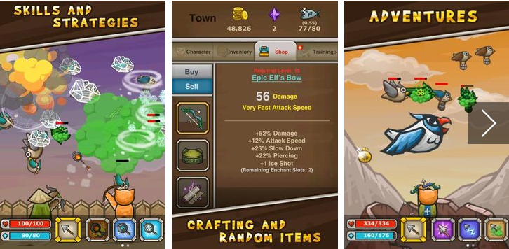 Gameplay screenshot from archercat for Android