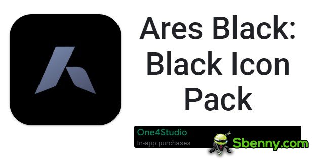 ares black black icon pack