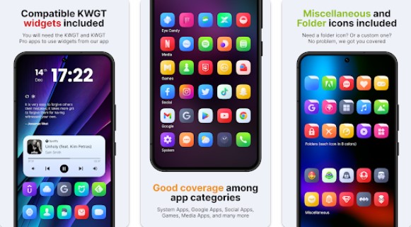 ares colorido paquete de iconos MOD APK Android