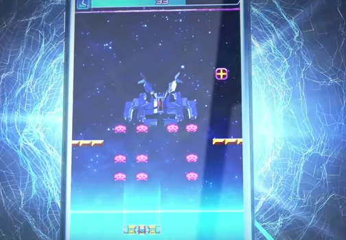 Gameplay screenshot from arkanoid vs space invaders for Android