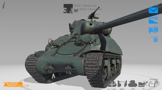Gameplay screenshot from armor inspector for wot for Android