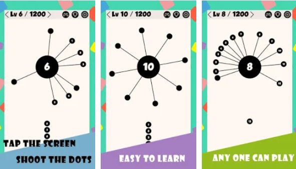 Gameplay screenshot from arrow now with 1200 levels for Android
