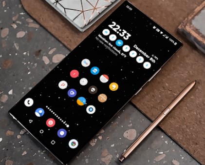 Gameplay screenshot from artemis icon pack for Android