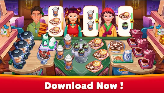 Gameplay screenshot from asian cooking star crazy restaurant cooking games for Android