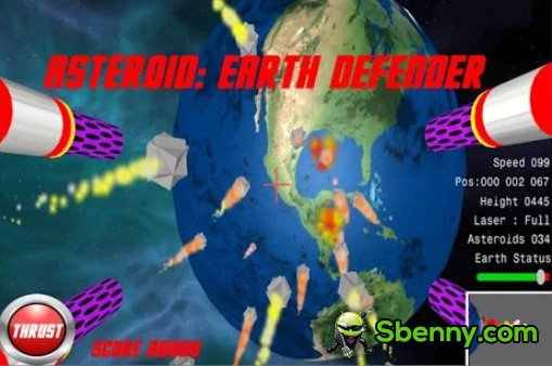 Asteróide Earth Defender Pro