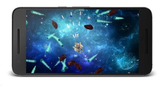 Gameplay screenshot from asteroids 3d for Android