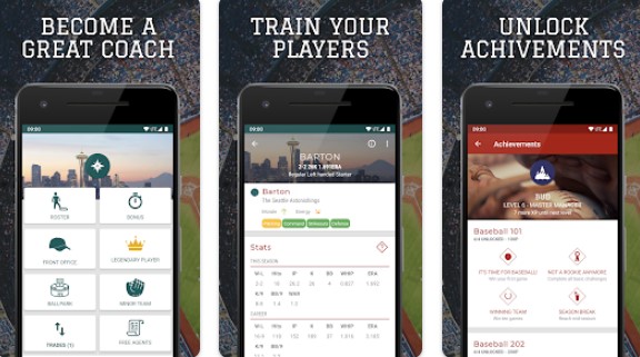 Gameplay screenshot from astonishing baseball manager 2 for Android
