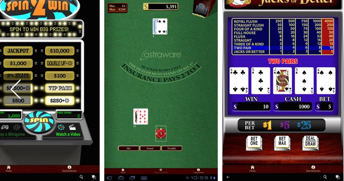 Gameplay screenshot from astraware casino hd for Android