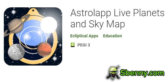 astrolapp pianeti dal vivo e mappa del cielo