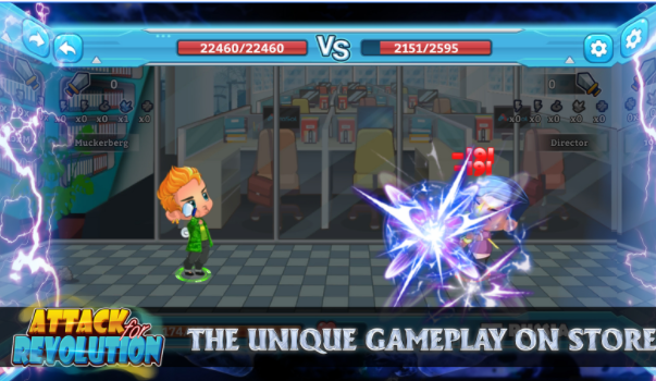 Gameplay screenshot from attack for revolution for Android
