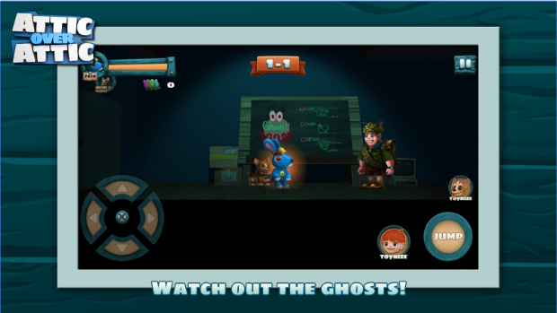 Gameplay screenshot from attic over attic for Android
