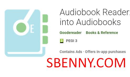 leitor de audiolivros transforma ebooks em audiolivros
