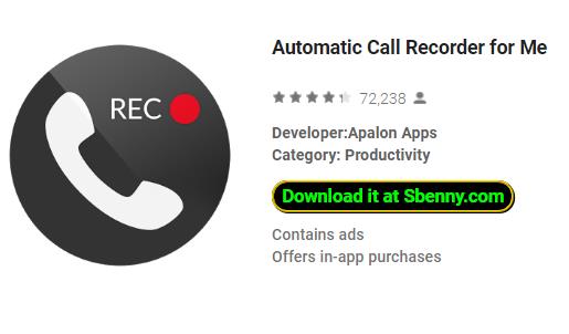 automatic call recorder for me