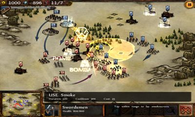 Gameplay screenshot from Autumn Dynasty - RTS for Android