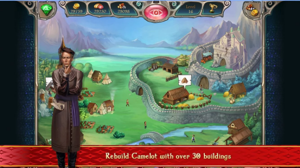 Gameplay screenshot from avalon legends solitaire 2 for Android