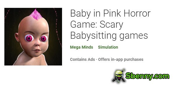 bebé en rosa juego de terror juegos de niñera de miedo