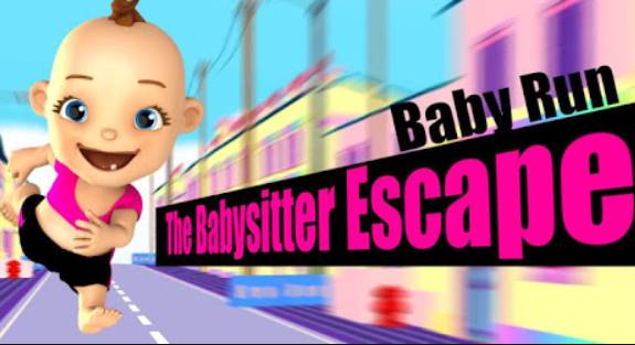 Baby Lauf Babysitter Stadt entkommen